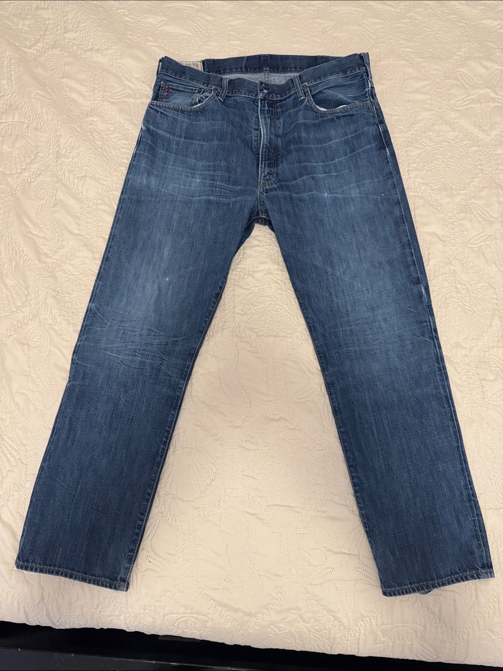 Polo by Ralph Lauren Men's Blue Straight Leg Jeans